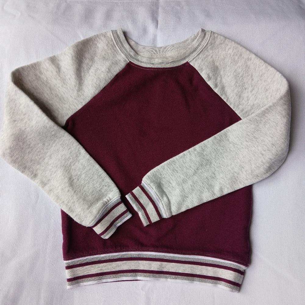 Athletic Works‎ Burgundy and Light Gray Sweatshirt Sz 6X